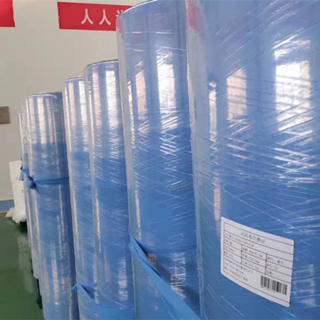 Blaues nicht Gewebe Rolls China-Hersteller SMSs SMMS für Arzneiwegwerfmittel, 7 produzierend