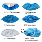 PP SMS PE CPE Material Anti-skid Or Normal Shoe Cover For Food Processing Industry