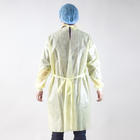 Anti Static Disposable Isolation Protective Gown Breathable Nonwoven For Comfort