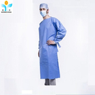 30-50gsm Disposable Surgical Gown Non-Woven Fabric Waist 2 Or 4 Ties
