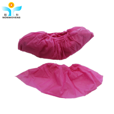 Antiskid SMS Disposable PP Shoe Covers 40gsm 40 * 15cm For Cleaning Room