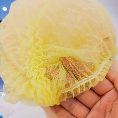 Hair Cover Disposable Bouffant Caps PP Non Woven Fabric For Food Industry
