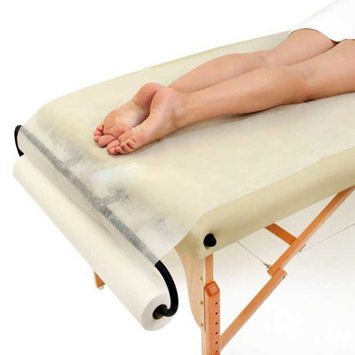 Steriler Absorptionsmittel-nicht gesponnener Badekurort durchlöcherte gepaßte WegwerfBettlaken rollen für Massage-Tabelle