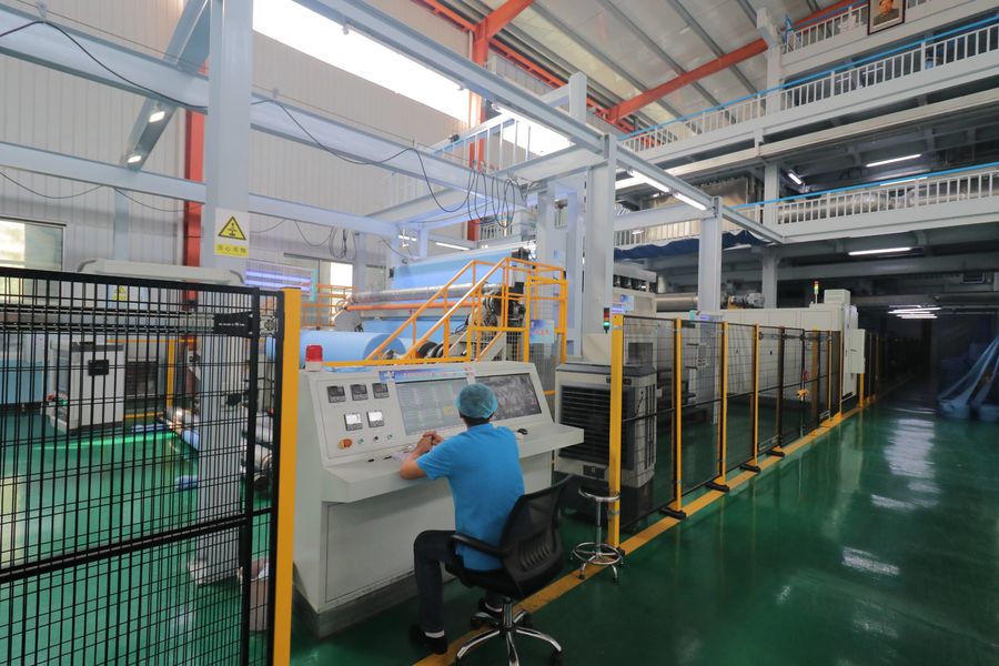 Xinyang Yihe Non-Woven Co., Ltd. Hersteller Produktionslinie