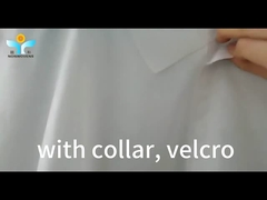 25-50gm Einwegweißmantel Weißfarbe PP SMS Nichtgewebe