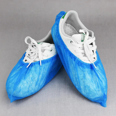 Disposable Shoe Covers PP SMS PE CPE 20 - 40gsm Waterproof 100pcs / Bag