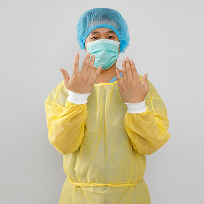 Breathable Disposable Isolation Clothes For Medical Protection - Soft Sewing Style SPP SMS