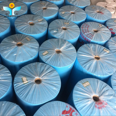 Breathable Eco Friendly Waterproof PP Non Woven Fabric In White Blue Yellow